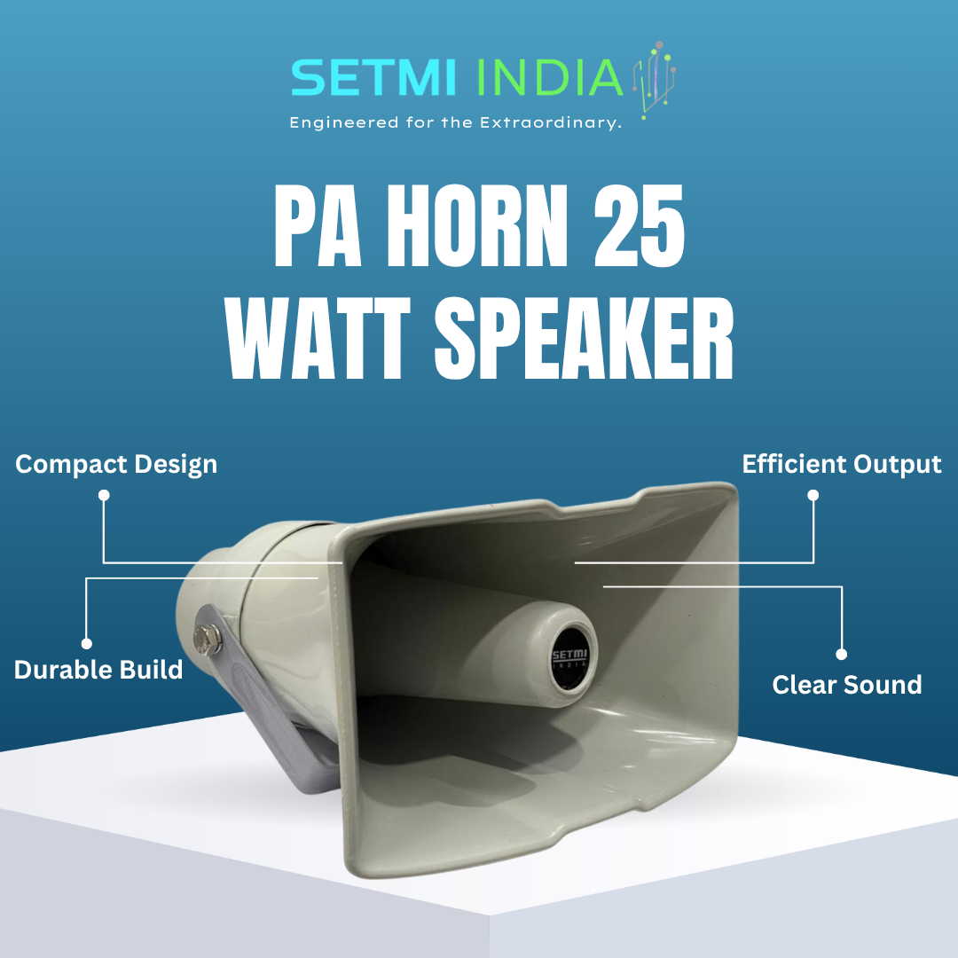 PA Horn Speaker 25 Watt Setmi India - Image 3