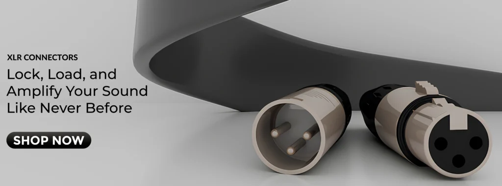 XLR Connectors – Professional Audio Cable Connectors for Microphones, Mixers, and PA Systems