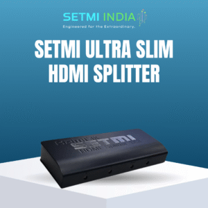 Ultra-Slim HDMI Splitter 1 In 2 Out 4K – 2-Port HDMI 2-Way Splitter, 4K@30Hz, HDR, Plug & Play