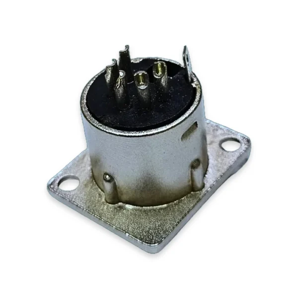 5-Pin XLR Chassis Mount Male Socket Connector| Setmi India - Image 3
