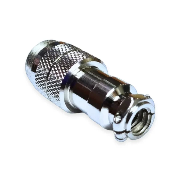 GX16 6 pin 16 mm Aviation Connector 16 mm Metal Plug, Nickel-Plated, Male Connector - Solder Type Pins - Image 3