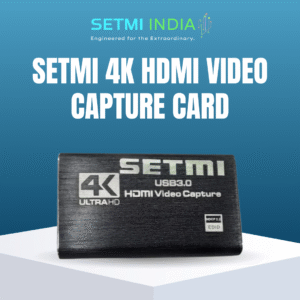4K HDMI Video Capture Card – USB 3.0 Adapter with Loop-Out | Full HD 1080p Capture, Plug & Play for Streaming, Gaming, DSLR, Online Classes