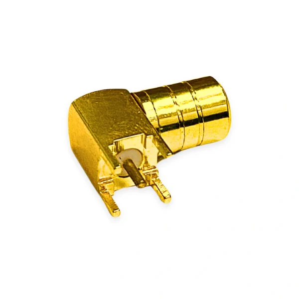 SMB Female Right Angle PCB Mount Connector – 50 Ohm RF - Image 2