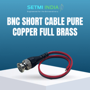 BNC Short Cable Pure Copper Full Brass
