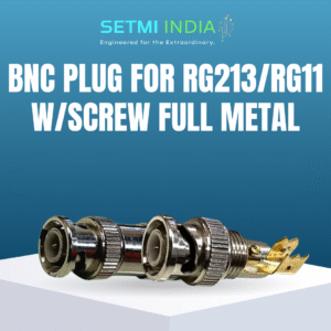 BNC PLUG FOR RG213/RG11 W/SCREW FULL METAL