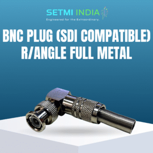 BNC PLUG (SDI COMPATIBLE) R ANGLE FULL METAL
