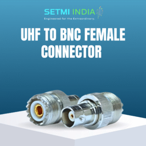 BNC Female to SO239 Adapter | UHF to BNC Female Connector for RF, CCTV & Radio