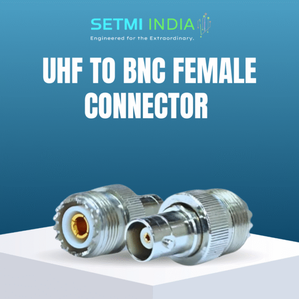 BNC Female to SO239 Adapter | UHF to BNC Female Connector for RF, CCTV & Radio