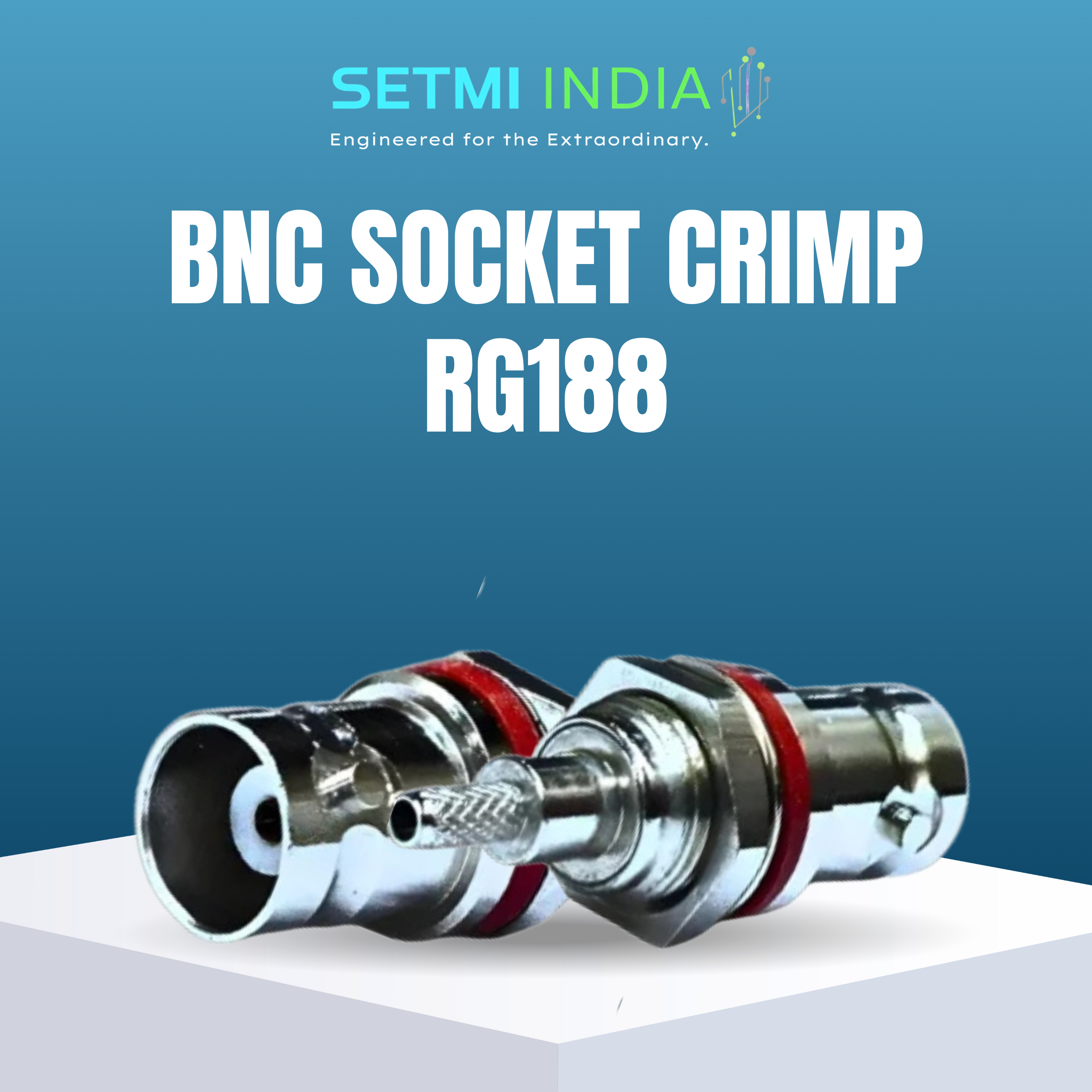 BNC SOCKET CRIMP RG188