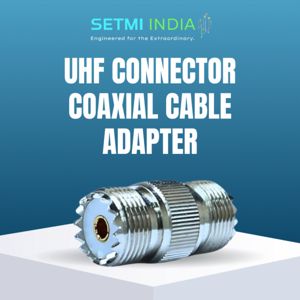 PL259 Female to Female Connector – UHF Coaxial Cable Adapter (SO-239 to SO-239)