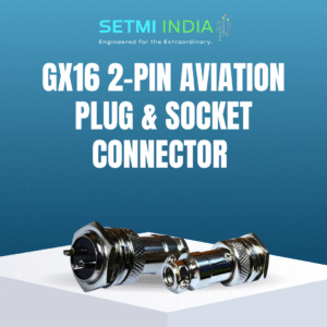 GX16 2-Pin Aviation Plug & Socket Connector – 16mm Circular Metal Connector