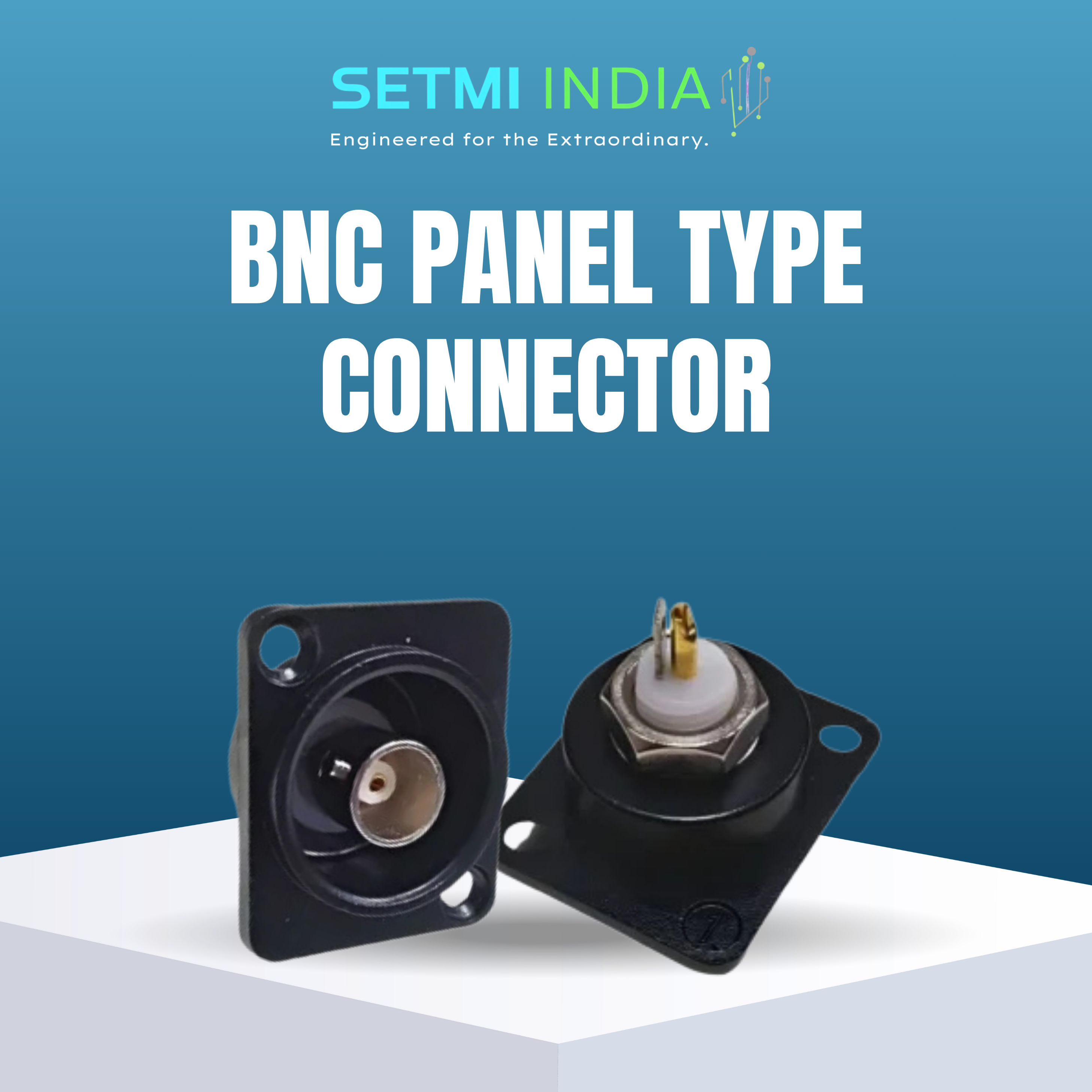 BNC Plug Panel Mounting Big Setmi India