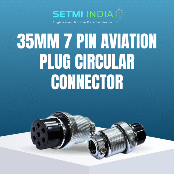 35mm 7 Pin Aviation Plug – Heavy-Duty 35mm Circular Connector for Industrial, CNC & Power Applications
