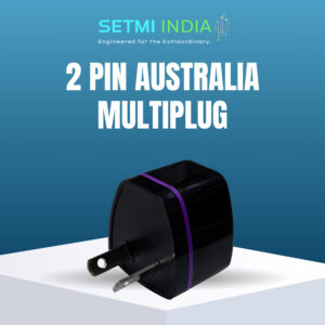 Australia 2-Pin Multi Plug Adapter Compact Travel Setmi India