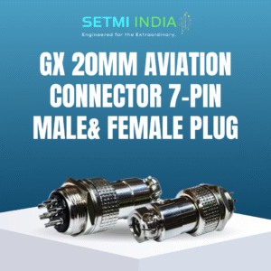 GX 20mm Aviation Connector 7-Pin Male& Female Plug Panel Mount Adapter