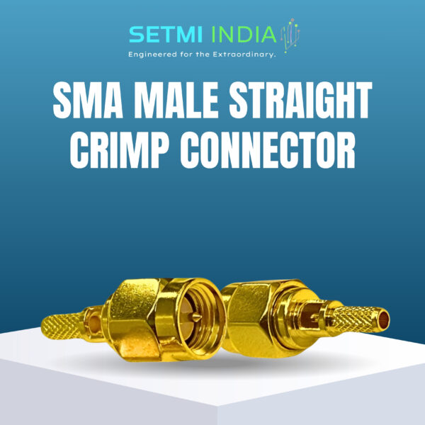 SMA Male Straight Crimp Connector, RG-178, 1.13 Coaxial Cables