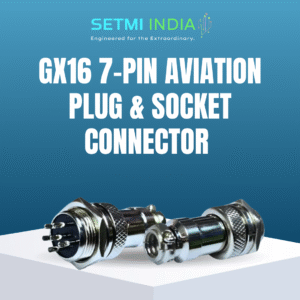 GX16 7-Pin Aviation Plug & Socket Connector – 16mm Circular Metal Connector