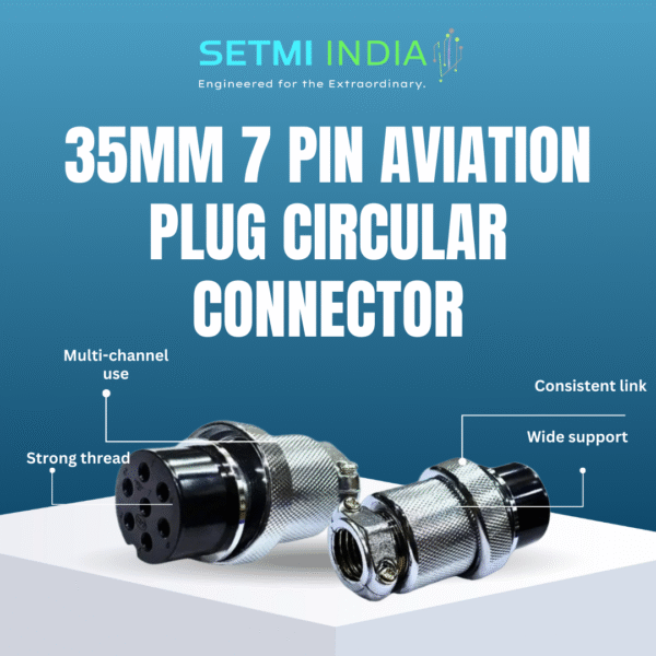 35mm 7 Pin Aviation Plug – Heavy-Duty 35mm Circular Connector for Industrial, CNC & Power Applications - Image 2
