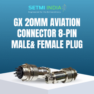 GX 20mm Aviation Connector 8-Pin Male& Female Plug Panel Mount Adapter