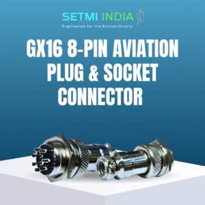 GX16 8-Pin Aviation Plug & Socket Connector – 16mm Circular Metal Connector