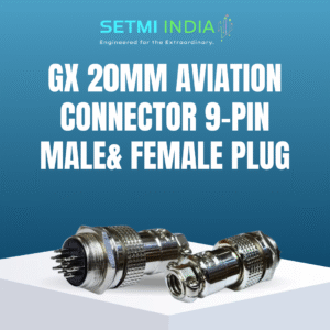 GX 20mm Aviation Connector 9-Pin Male& Female Plug Panel Mount Adapter