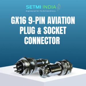 GX16 9-Pin Aviation Plug & Socket Connector – 16mm Circular Metal Connector