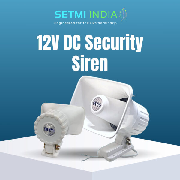 12V DC Siren Setmi India - Image 3