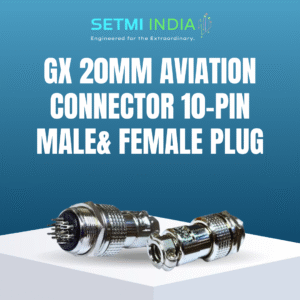 GX 20mm Aviation Connector 10-Pin Male& Female Plug Panel Mount Adapter