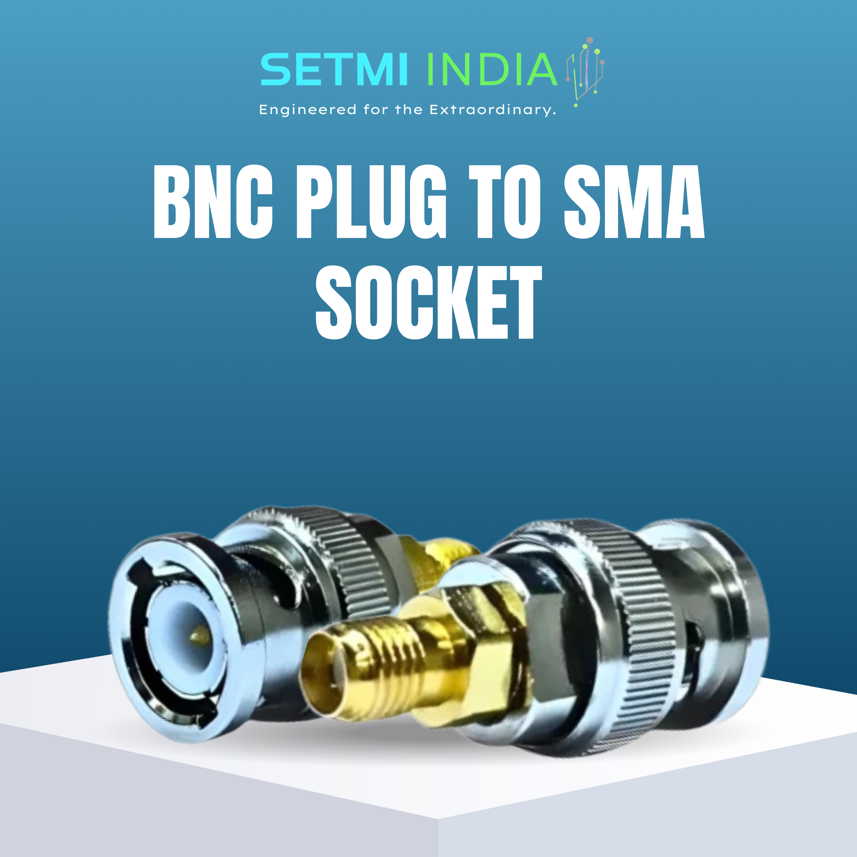 BNC Socket to SMA Socket Setmi India