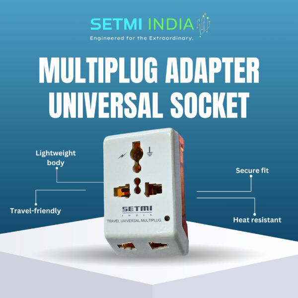 Universal Travel Multi Plug Adapter Worldwide Socket Setmi India - Image 2