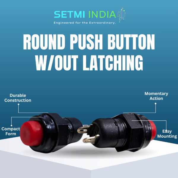 Round Push Button Without Latching Setmi India - Image 2
