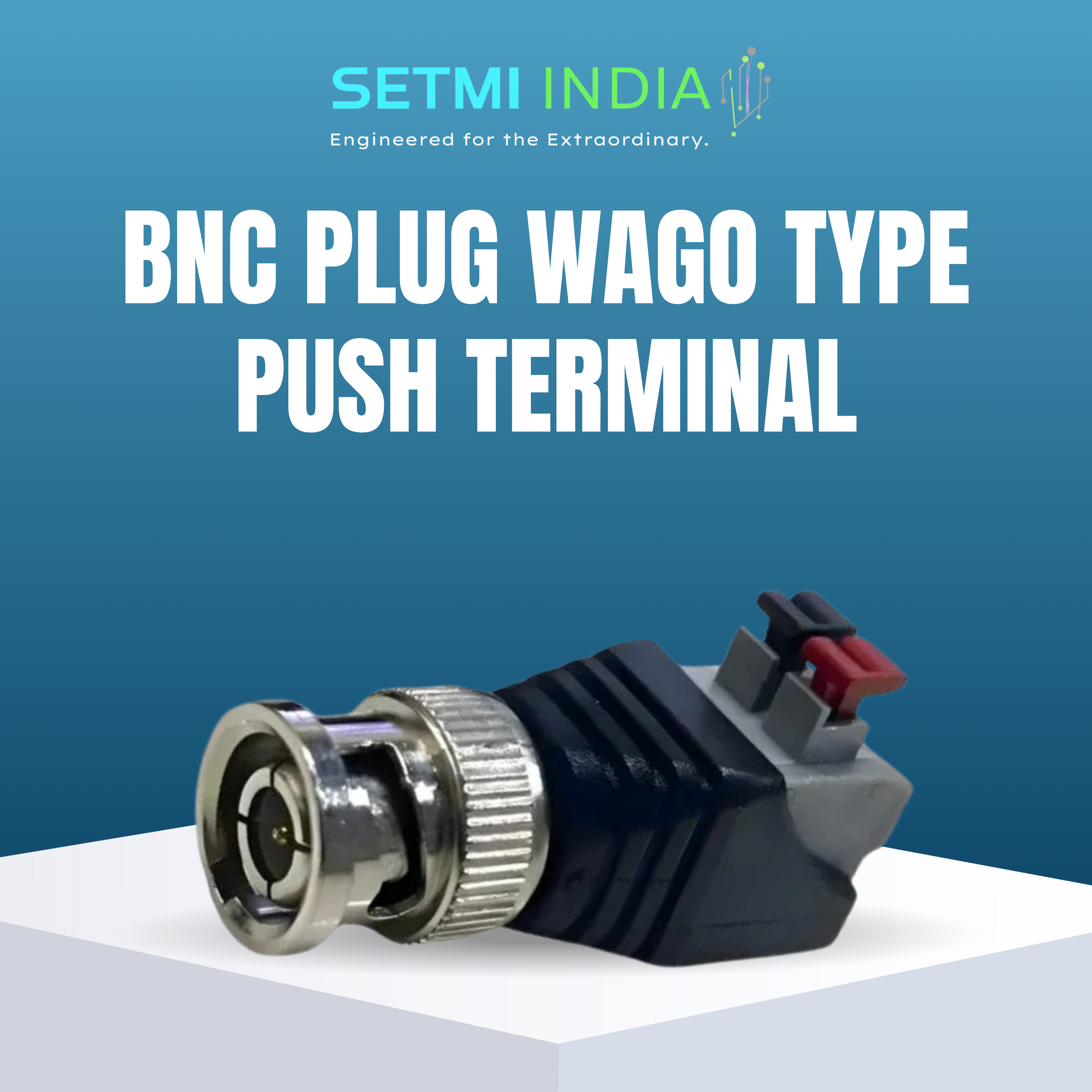 BNC Plug Wago Type Push Terminal Setmi India
