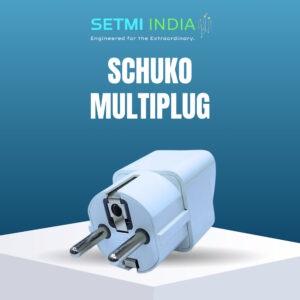 Schuko Multi Plug Adapter European Power Connector Setmi India