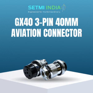 GX 40 Aviation Plug Connector, 3-Pin Circular Connector plug