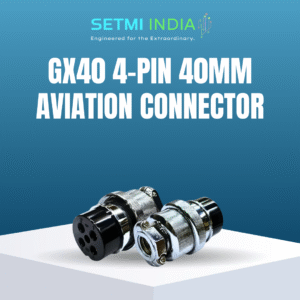 GX 40 Aviation Plug Connector, 4-Pin Circular Connector plug