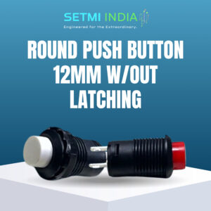 Round Push Button 12 mm Without Latching Setmi India