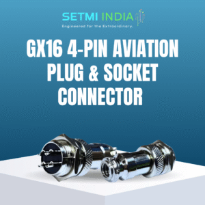 GX16 4-Pin Aviation Plug & Socket Connector – 16mm Circular Metal Connector