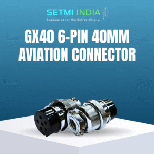 GX 40 Aviation Plug Connector, 6-Pin Circular Connector plug