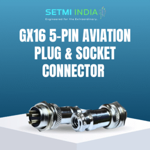 GX16 5-Pin Aviation Plug & Socket Connector – 16mm Circular Metal Connector