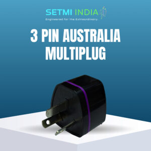 Australia 3-Pin Multi Plug Adapter Heavy Duty Socket Setmi India