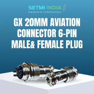 GX 20mm Aviation Connector 6-Pin Male& Female Plug Panel Mount Adapter
