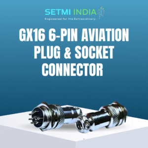 GX16 6-Pin Aviation Plug & Socket Connector – 16mm Circular Metal Connector