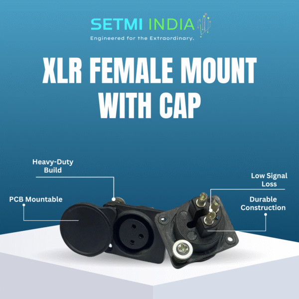 XLR FEMALE MOUNT WITH CAP - Image 2