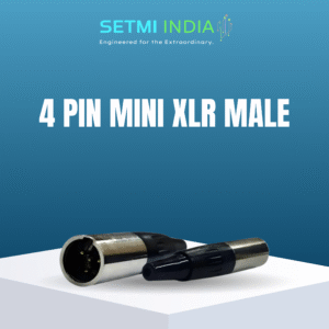 4 PIN MINI XLR MALE