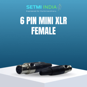 6 PIN MINI XLR FEMALE