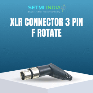 XLR CONNECTOR 3 PIN F ROTATE