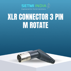 XLR CONNECTOR 3 PIN M ROTATE