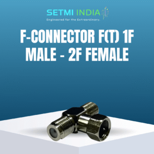 F-CONNECTOR F(T) 1F MALE - 2F FEMALE