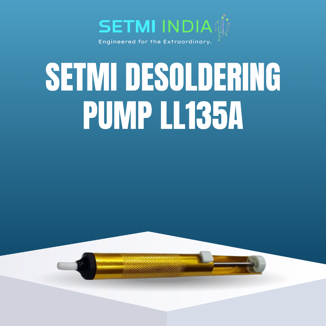 Setmi India DE Solder Pump LL135A | Best Desolder Pump, Manual Solder Sucker for Desoldering