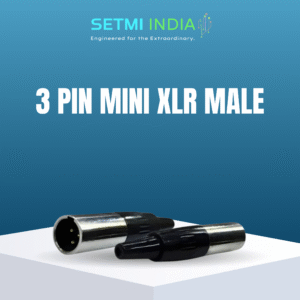 3 PIN MINI XLR MALE